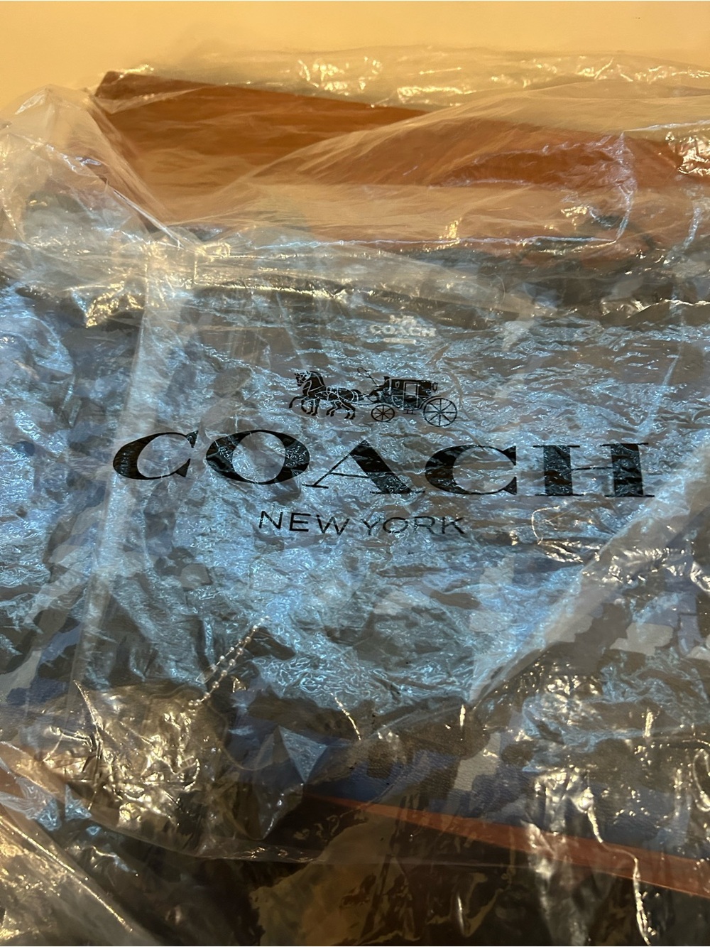 Coach Graphic Plaid Matching Set- City Tote & Slim Wallet - Picture 14 of 14